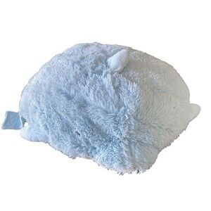 26” Pillow Pets Originals Blue Dolphin Squeaky 2010 Stuffed Plush Pillow Toy